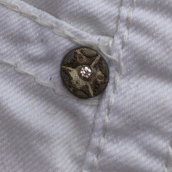 V Christina White Jeans 10 Large Medium - Picture 6 of 6